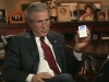 George W. Bush, el presidente de los Estados Unidos, hablando de su iPod en una entrevista.